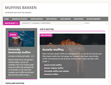 Tablet Screenshot of muffinsbakken.nl